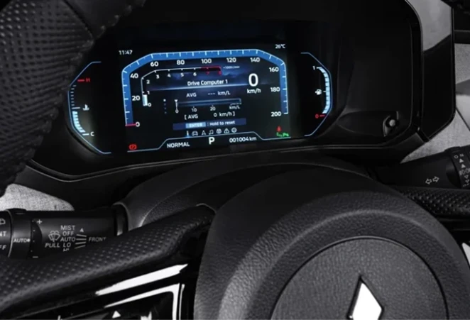 Fitur Digital Driver Display