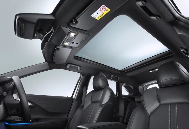 Fitur Frameless Panoramic Roof