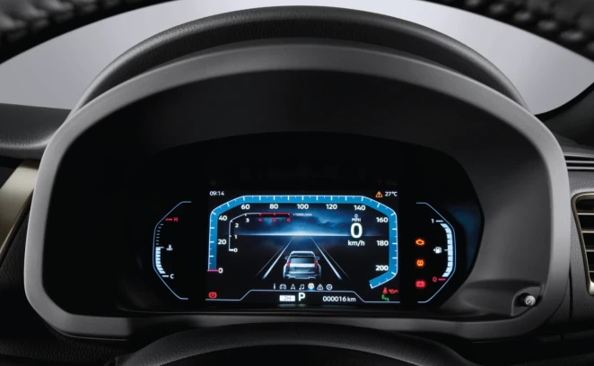 Fitur Digital Driver Display 8 Inci