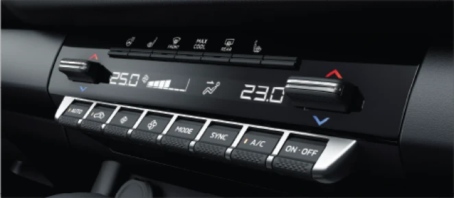 Fitur AC dengan Dual Zone Climate Control